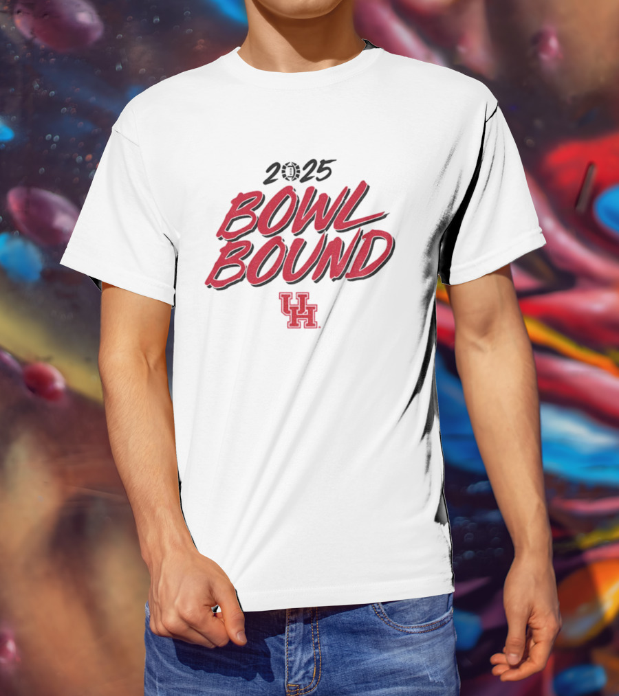 Houston Cougars 2025 Bowl Bound UH Football T-Shirt