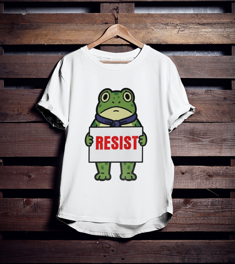 Portland Frog Resist Anti Fascist Trump Democracy Antifa T-Shirt