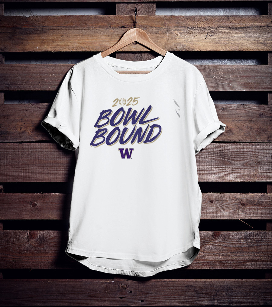 2025 Bowl Bound Washington Huskies Football NFL T-Shirt
