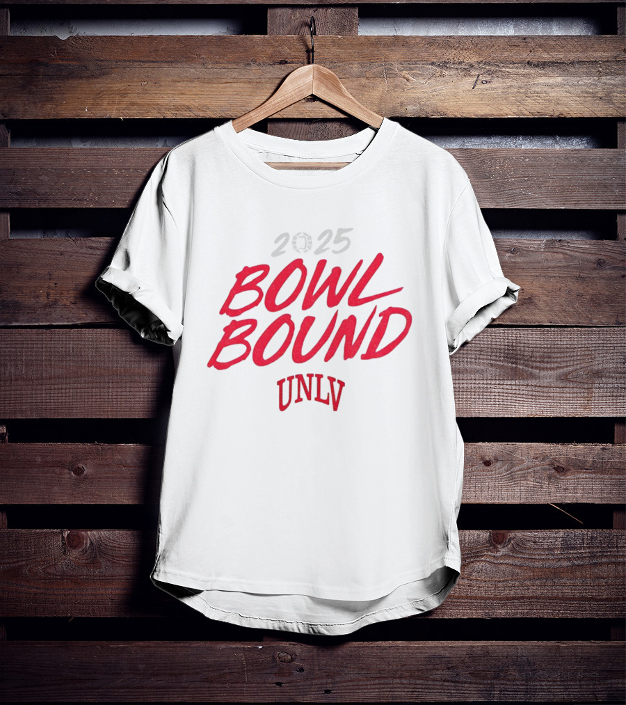 2025 Bowl Bound UNLV Rebels Football T-Shirt