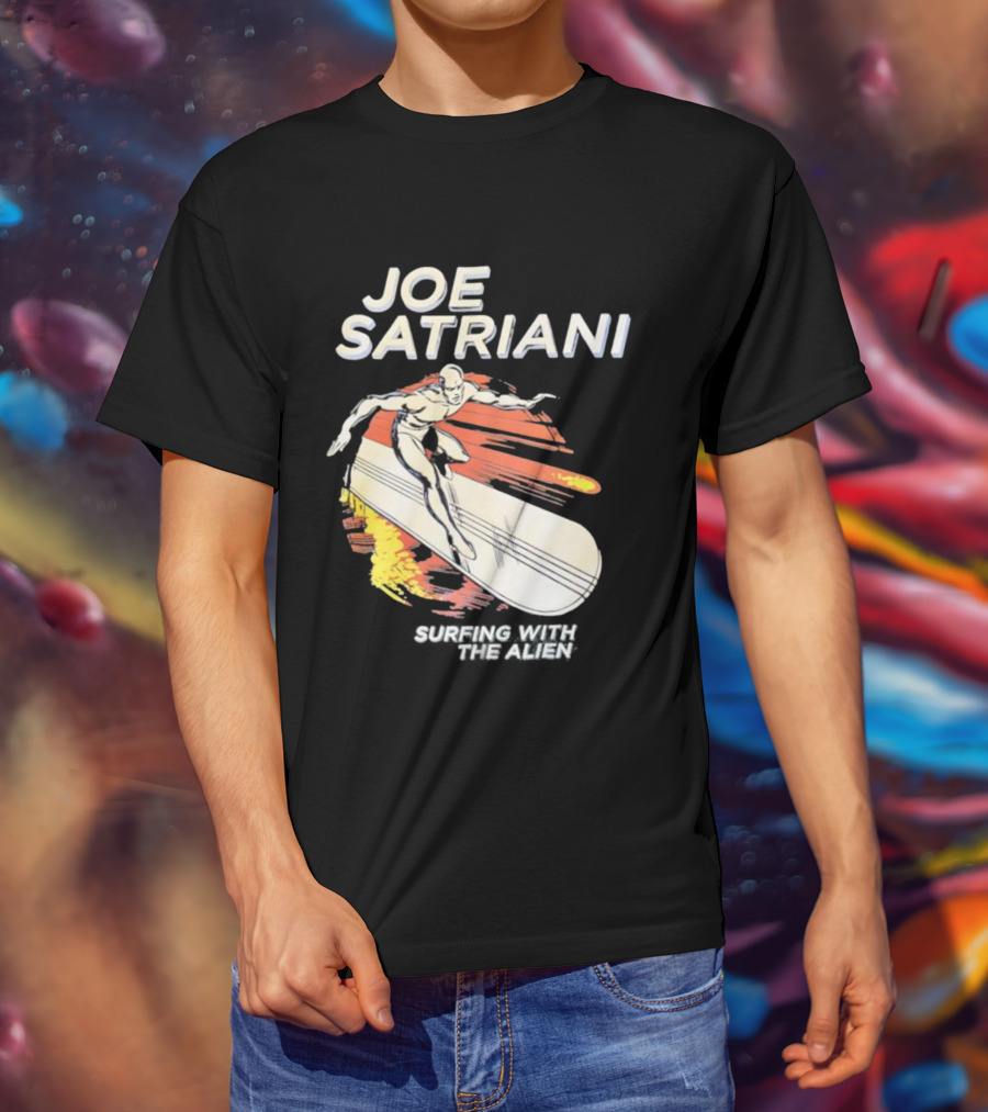 Joe Satriani Surfing With The Alien Cover Art T-Shirt