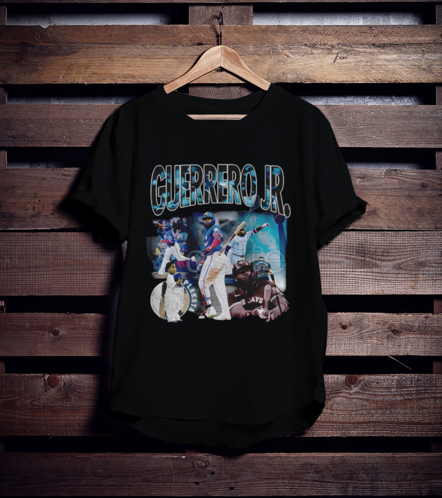 GUERRERO JR Blue Jays Baseball MVP Champions MLB Highlights T-Shirt