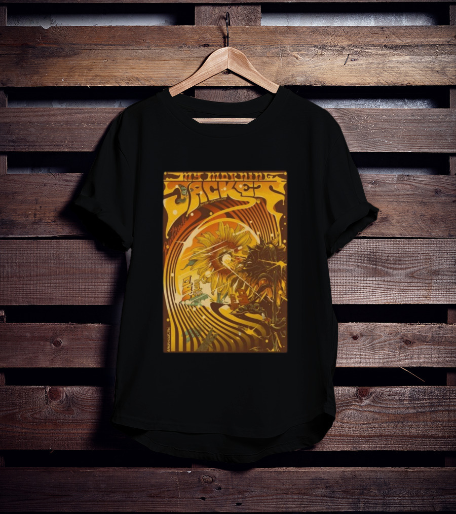 My Morning Jacket With Indigo De Souza Nashville TN October 29 2025 Sunflower Psychedelic Art Style T-Shirt
