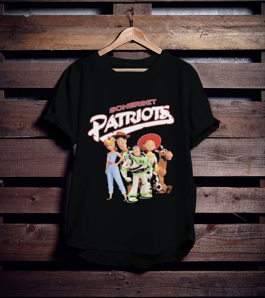 Somerset Patriots Toy Story Buzz Woody Jessie Bo Peep Bullseye T-Shirt