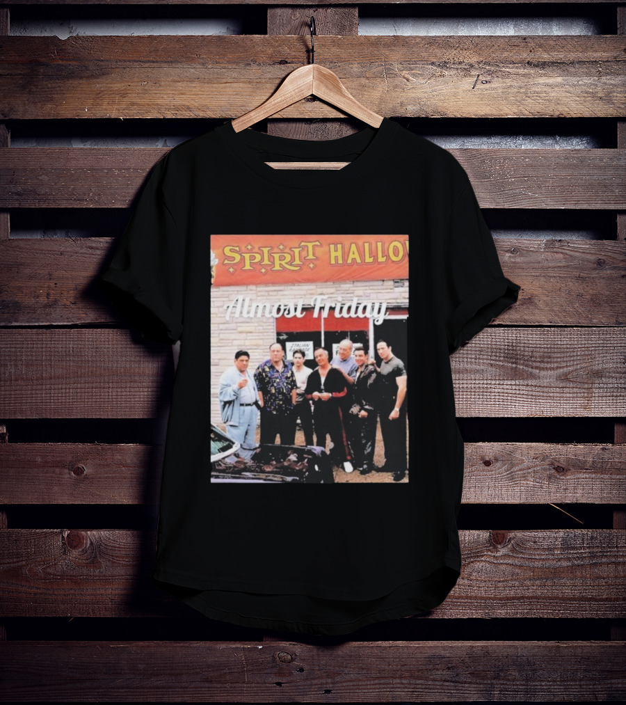 Almost Friday Sopranos Spirit Halloween Italian Eatery T-Shirt