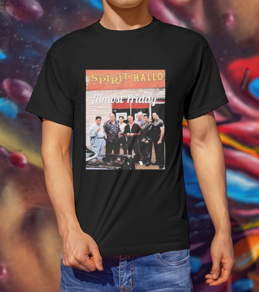 Almost Friday Sopranos Spirit Halloween Italian Eatery T-Shirt