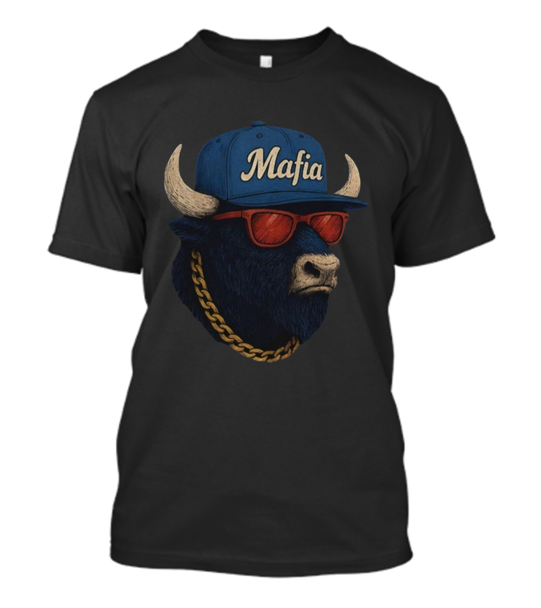 Buffalo Bills Mafia NFL Football Vintage Style Buffalo Head T-Shirt