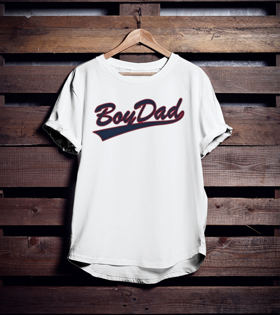 BoyDad Varsity Bold Script Style T-Shirt