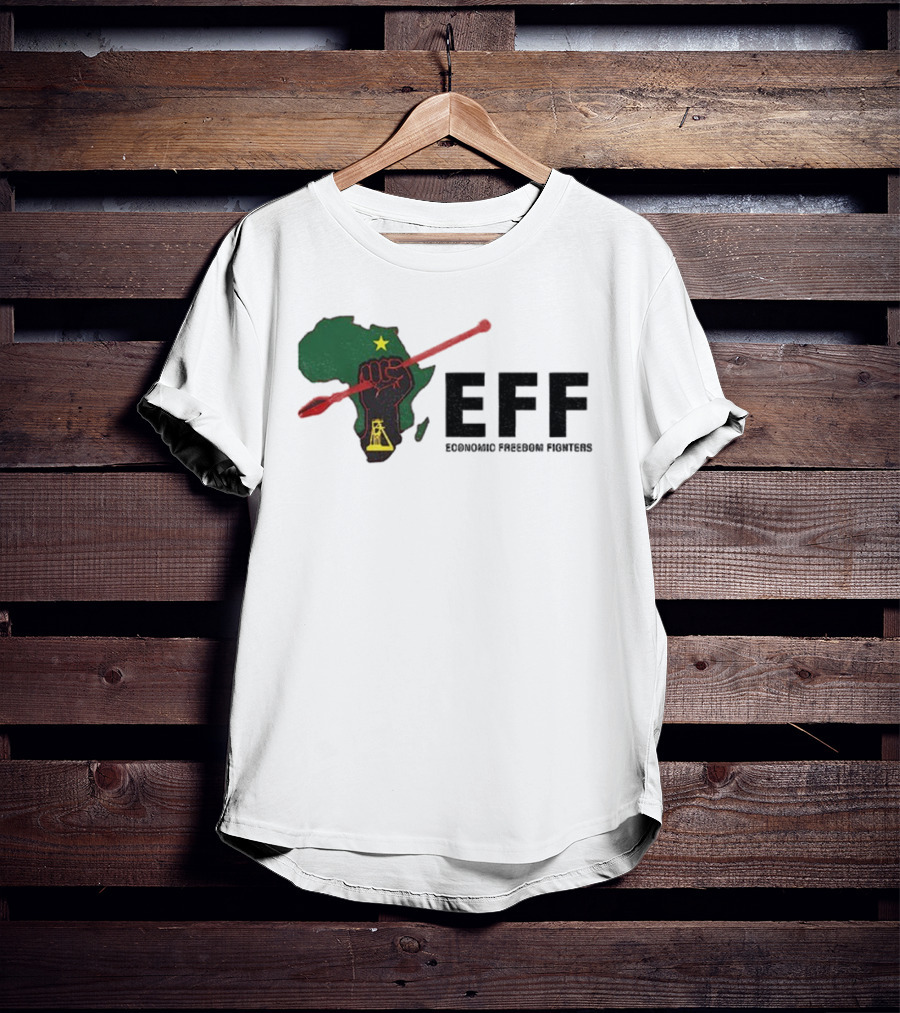 EFF Economic Freedom Fighters Africa Fist And Spear T-Shirt