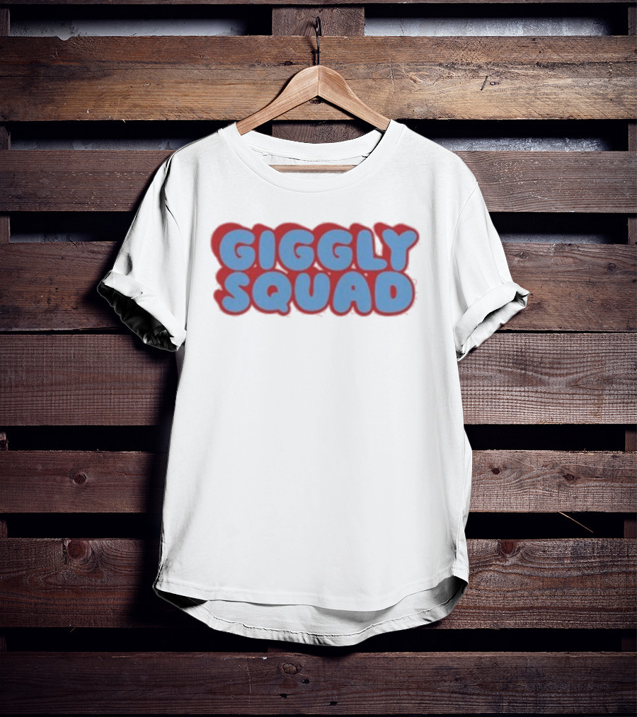 Giggly Squad Bubble Text T-Shirt