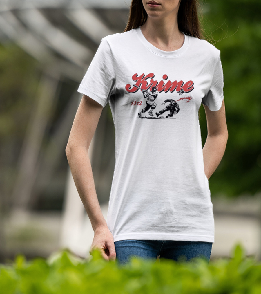 Krime 1312 Take A Swing Dynamic Action Pose T-Shirt