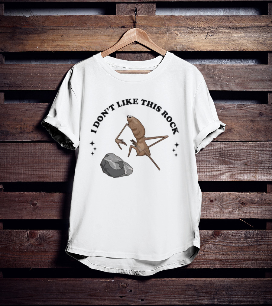 Marcus I Dont Like This Rock Creature Cartoon T-Shirt