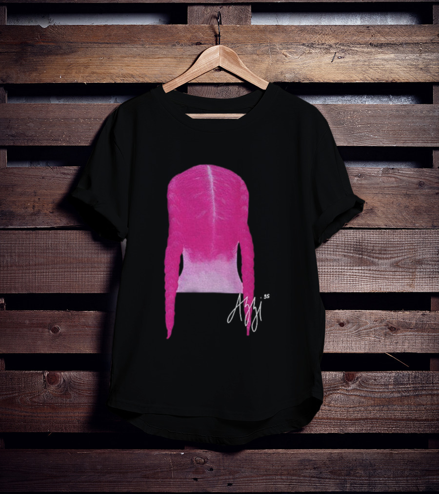 Azzi Fudd Iconic Pink Braid Signature T-Shirt