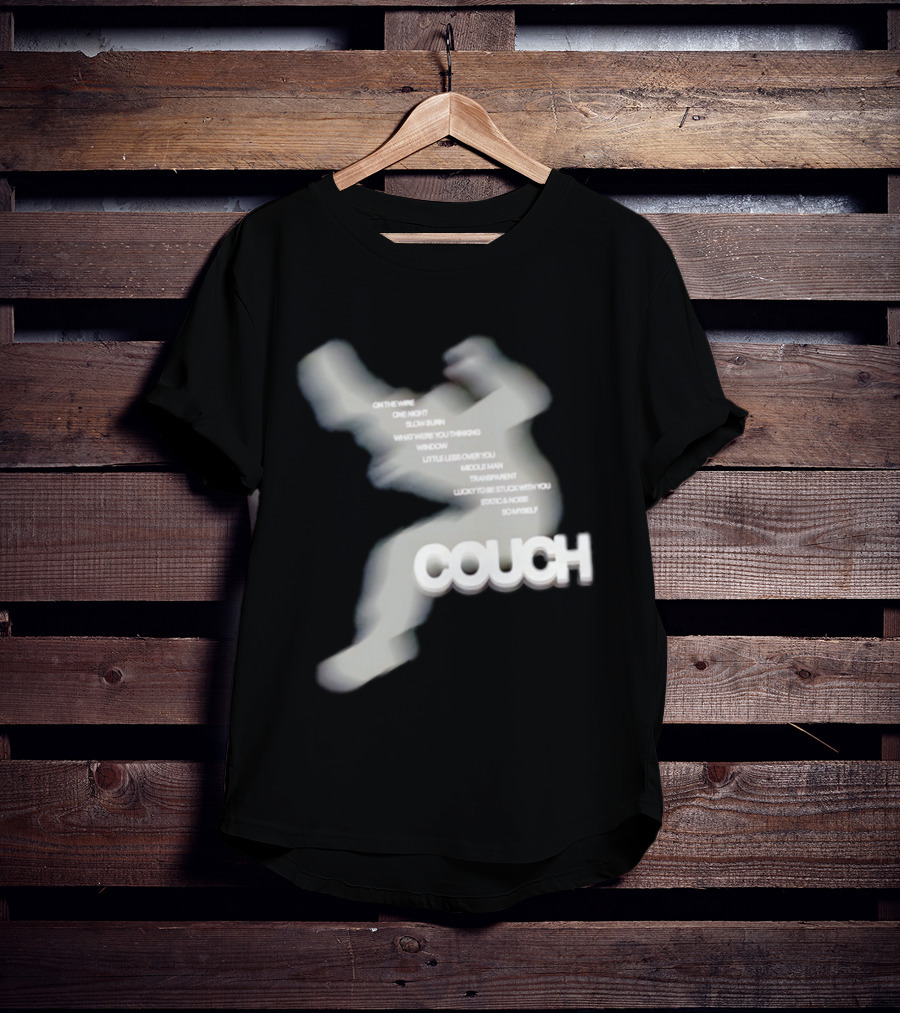 Couch Tracklist On The Wire One Night Slow Burn Middle Man Stuck In Noise T-Shirt
