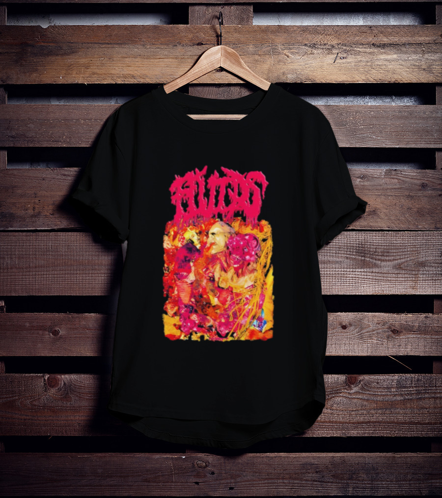 Fluids Ignorance Exalted Surreal Horror Illustration T-Shirt