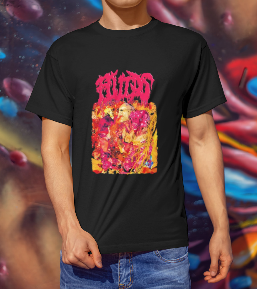 Fluids Ignorance Exalted Surreal Horror Illustration T-Shirt