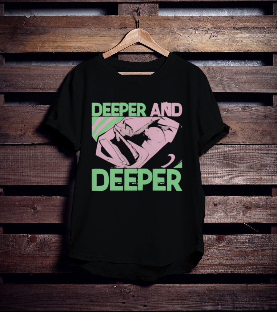 Gyakkyou Burai Kaiji Hakairoku-hen Deeper And Deeper Manga Art T-Shirt
