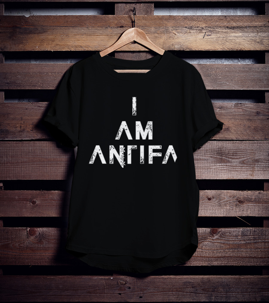 I Am Antifa Political Statement T-Shirt