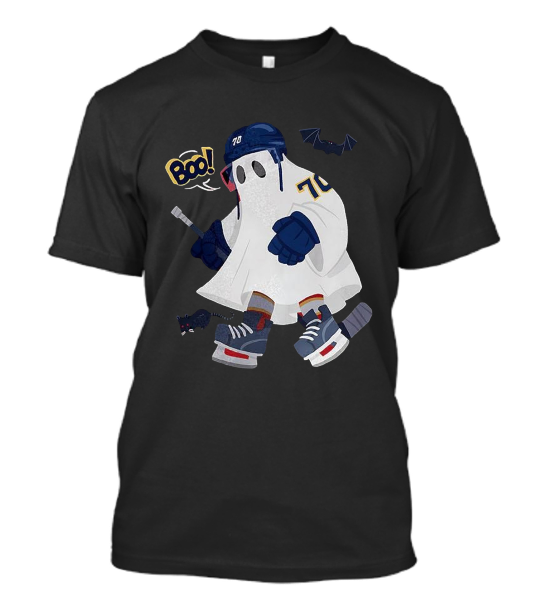 Florida Panthers NHL Halloween Boo Hockey Ghost 70 T-Shirt
