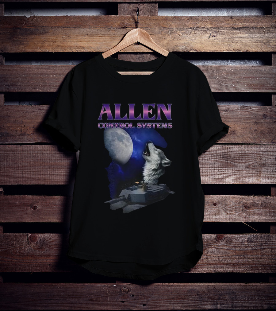 Allen Control Systems Howling Wolf Moon Tank Design T-Shirt