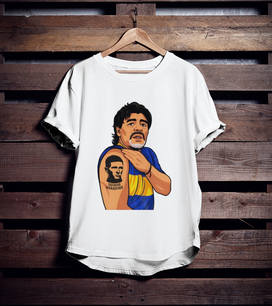 Elliot Anderson Geordie Maradona Tattoo Icon Illustration T-Shirt