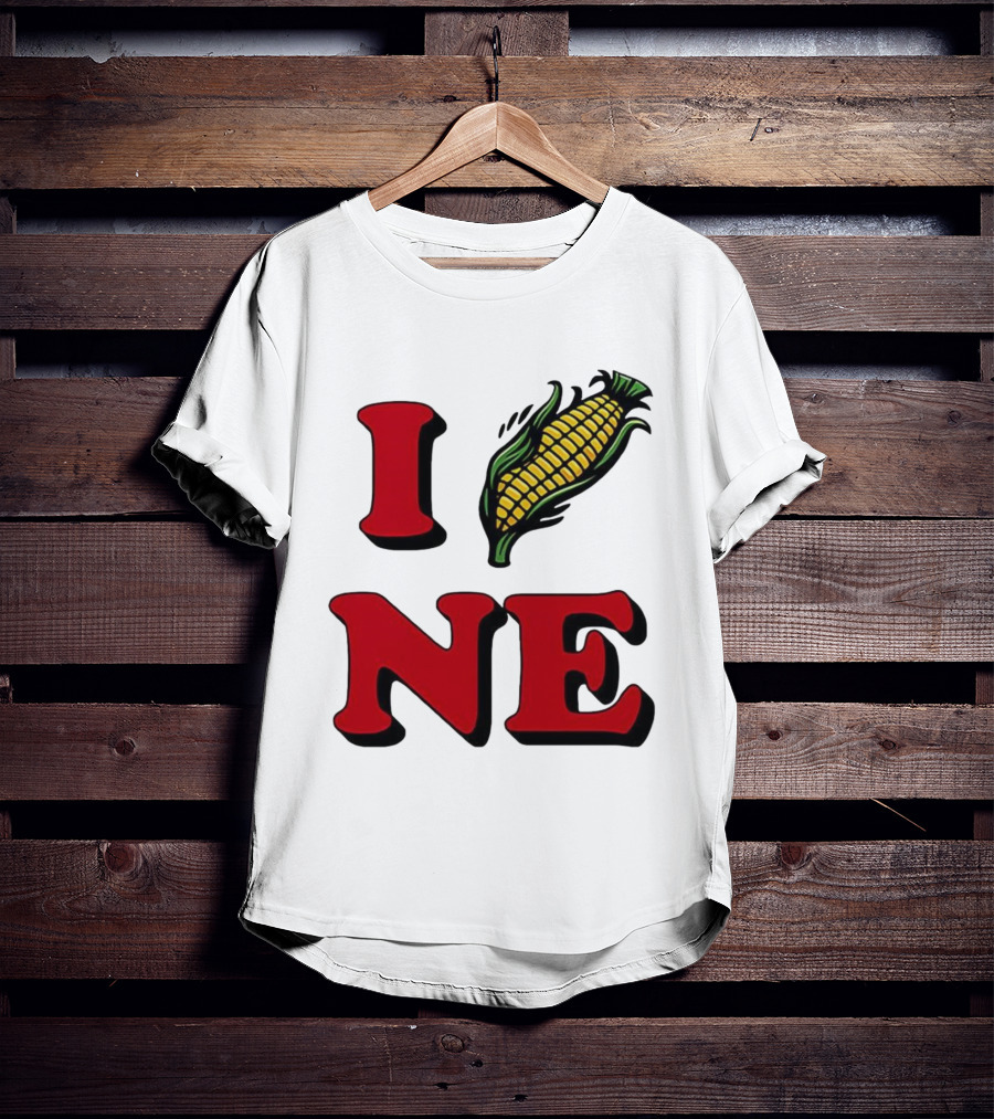I Corn Ne University Of Nebraska Cornhuskers T-Shirt