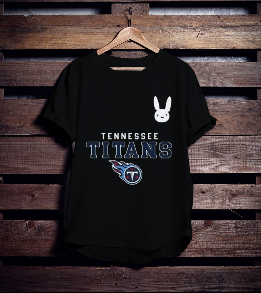 Tennessee Titans Bad Bunny DTMF Collaboration T-Shirt
