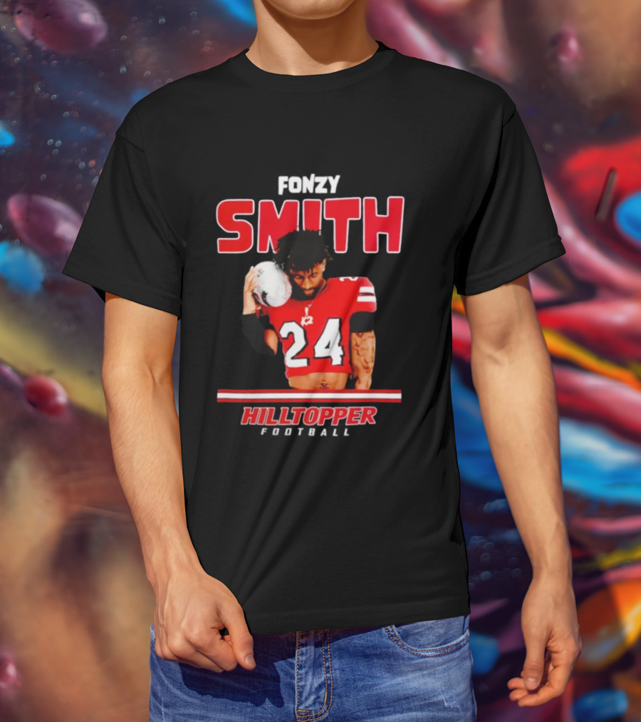 Fonzy Smith 24 Western Kentucky Hilltopper Football T-Shirt