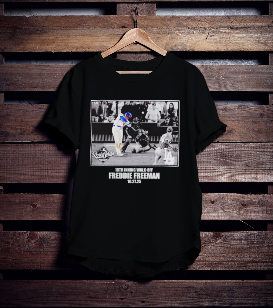 Freddie Freeman Los Angeles Dodgers 2025 World Series Moments T-Shirt