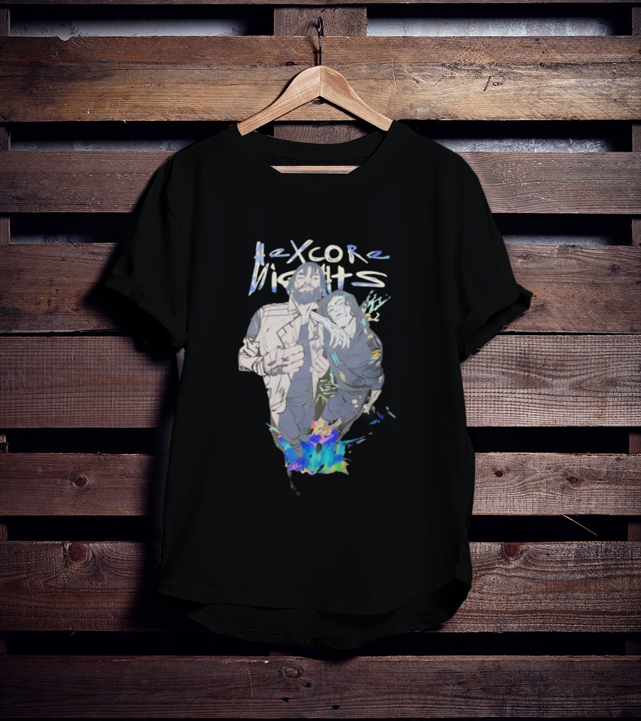 Hexcore Nights Arcane Anime Characters With Vibrant Colors And Dynamic Poses T-Shirt