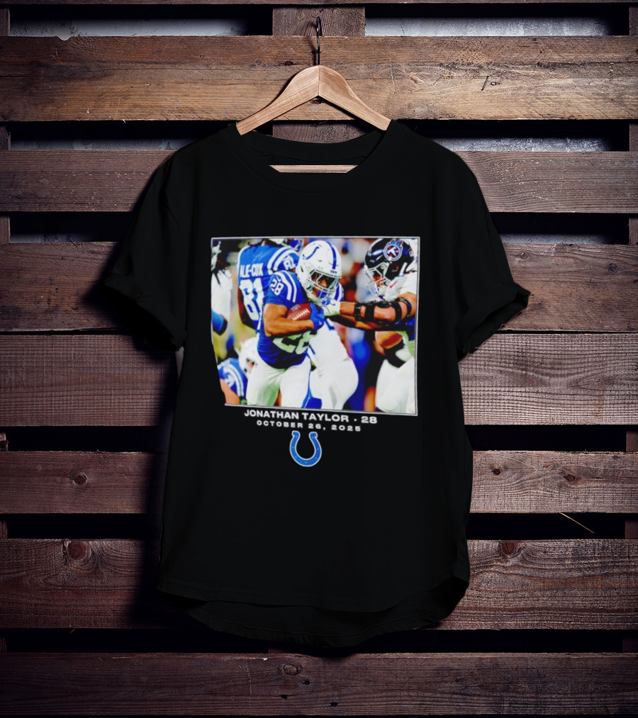Jonathan Taylor Colts NFL Week 8 Action T-Shirt