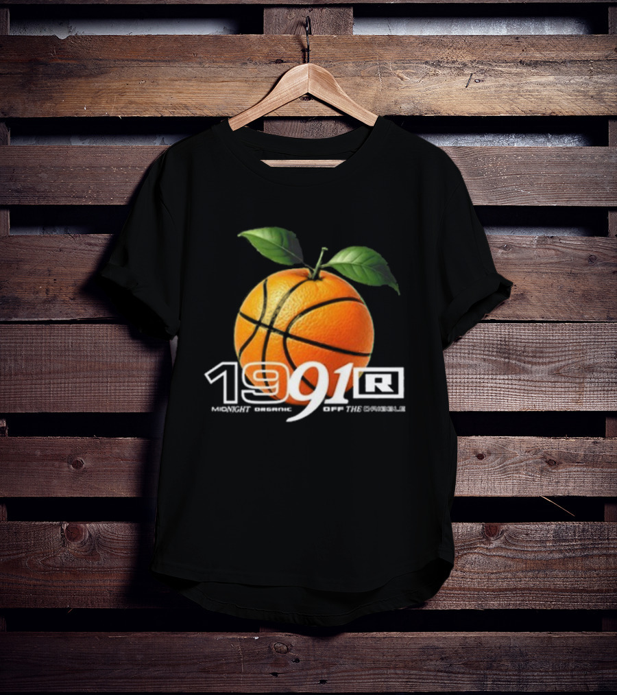 Larry June TFM 1991 Midnight Organic Off The Dribble 2.0 Basketball Orange T-Shirt