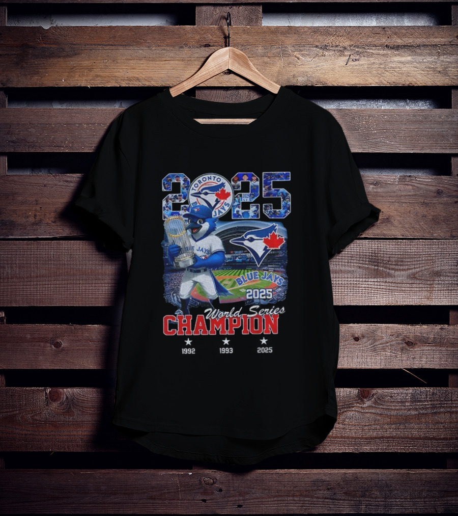 Toronto Blue Jays 2025 World Series Champion Victory Celebration T-Shirt