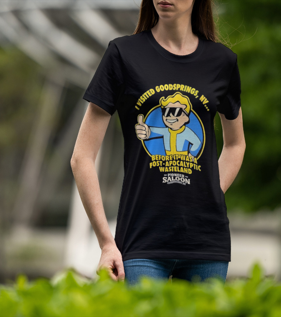 Vault Boy Thumbs Up Goodsprings NV Pre-Apocalypse Wasteland Explorer T-Shirt