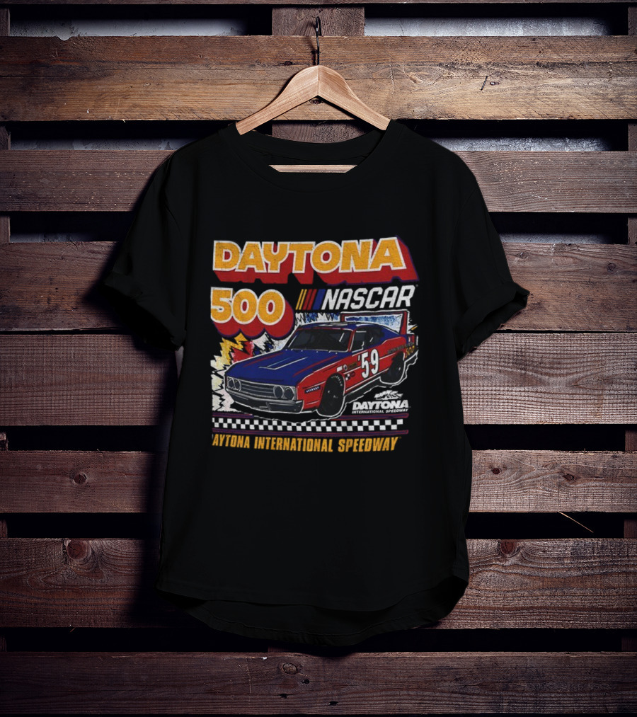 Daytona 500 NASCAR Race Car 59 Daytona International Speedway T-Shirt