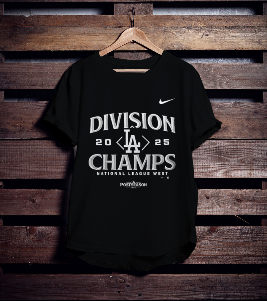 Los Angeles Dodgers 2023 Division Champs National League West T-Shirt