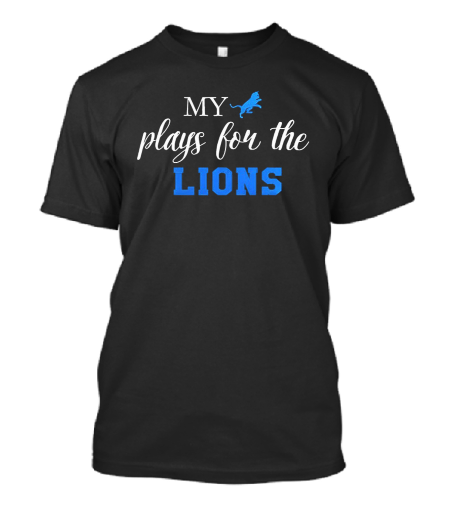 My Plays For The Lions National Cat Day NFL Football 2025 T-Shirt