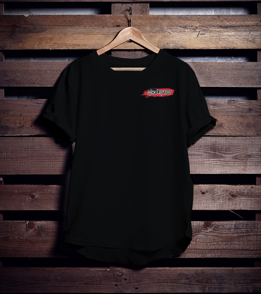Nick Leitz 2025 NASCAR Xfinity Series Racing Design T-Shirt
