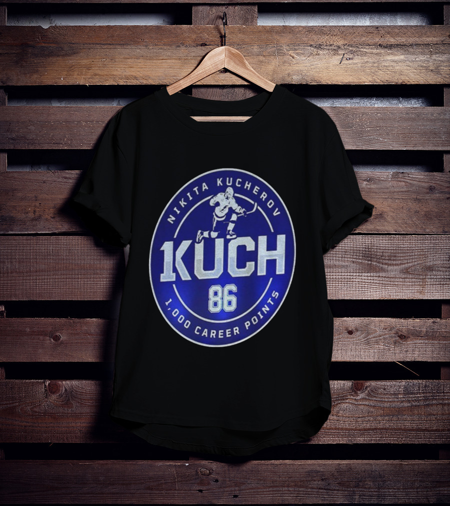Nikita Kucherov KUCH 86 1000 Career Points T-Shirt