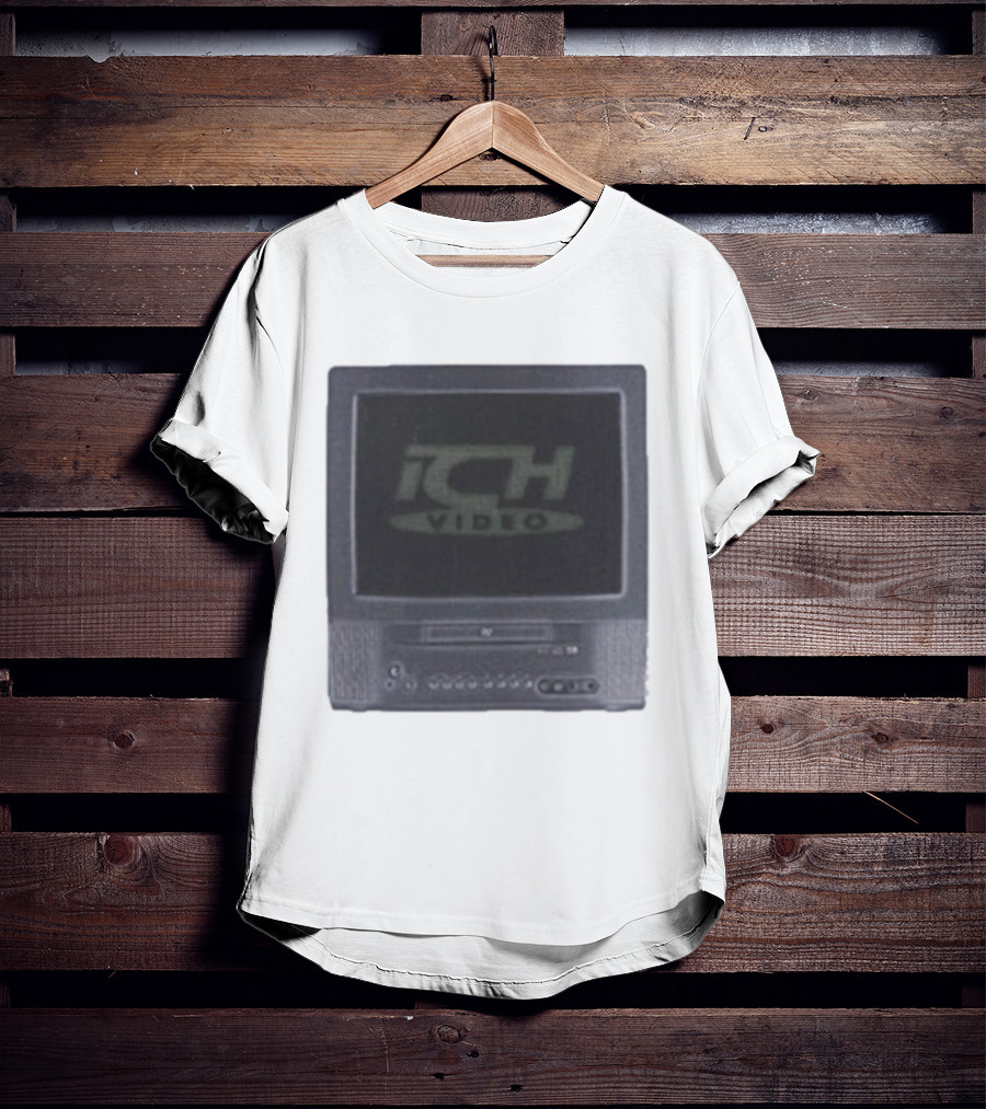ICHpig Vintage TV Screen Iconic Design T-Shirt
