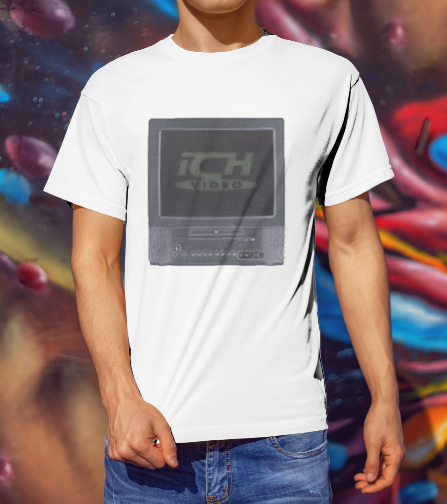 ICHpig Vintage TV Screen Iconic Design T-Shirt