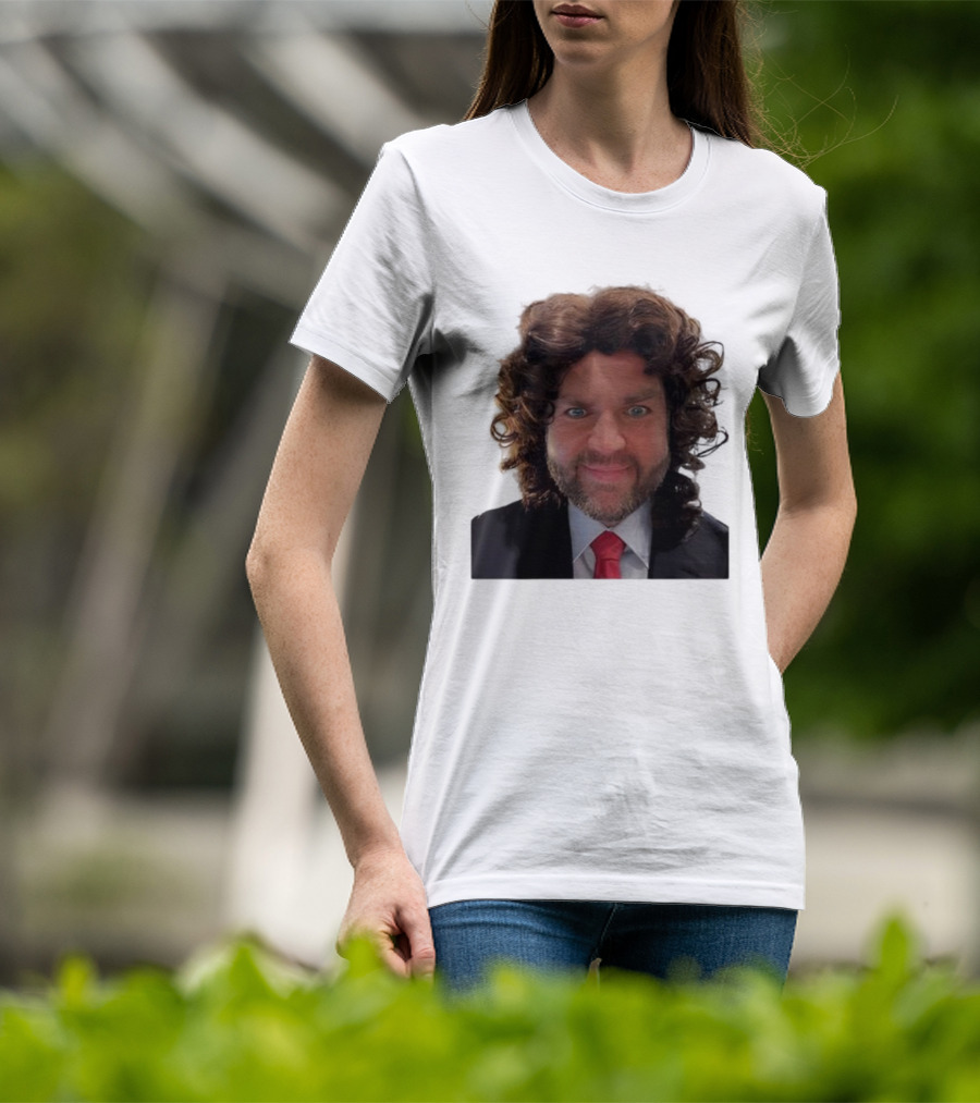 JD Vance Wavy Hair Humor Halloween T-Shirt