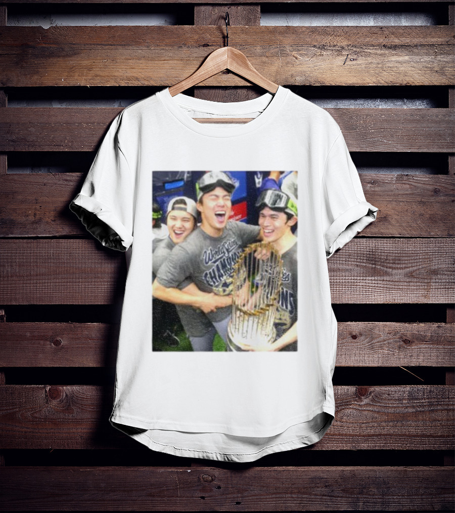 Los Angeles Dodgers World Series Champions 2025 Celebration Moment T-Shirt