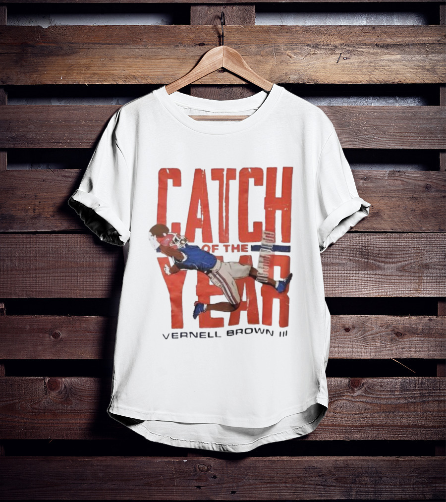 Vernell Brown III Catch Of The Year Football Action T-Shirt