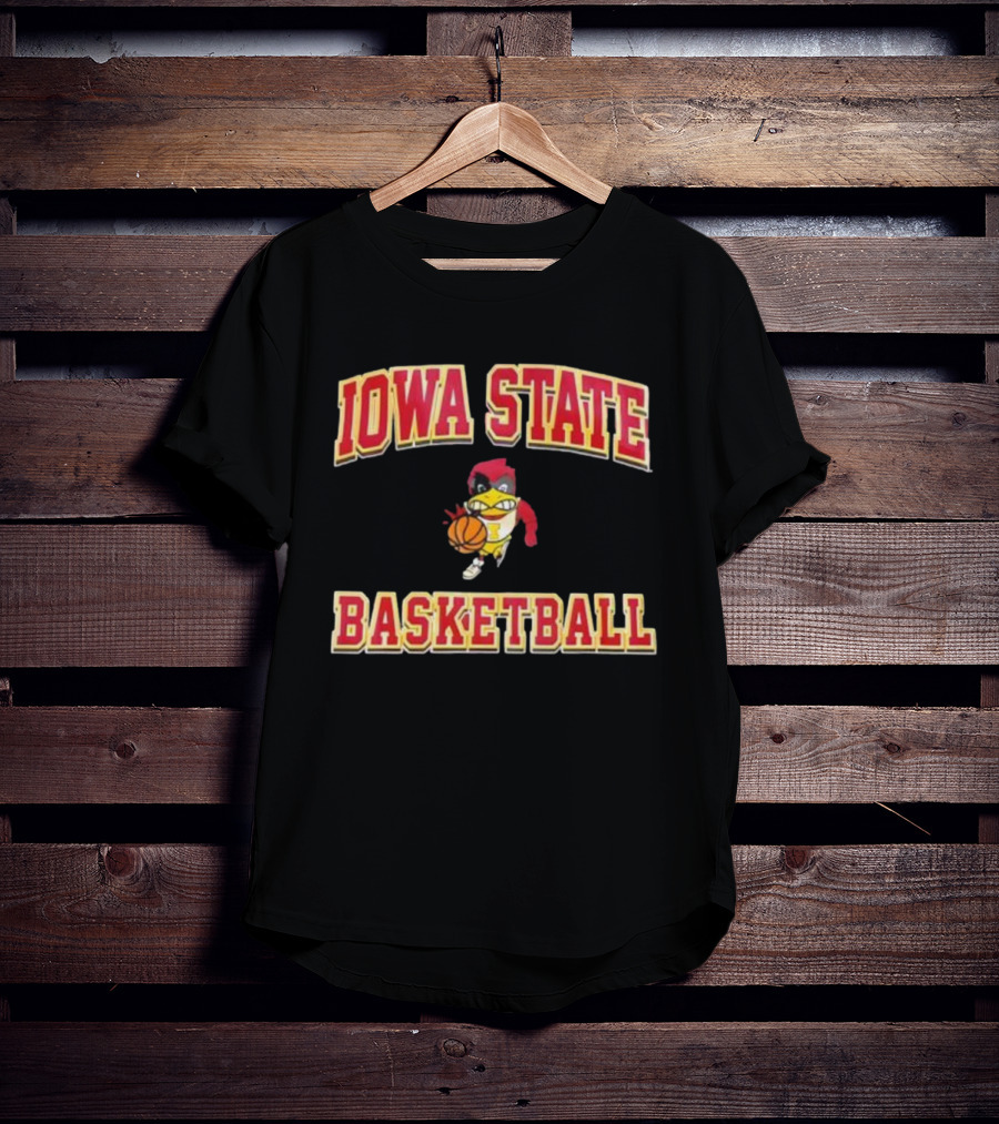 Iowa State Cyclones Basketball Cy Mascot T-Shirt