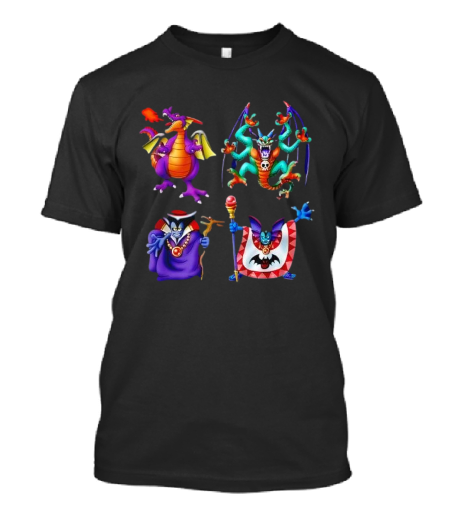 Dragon Quest I & II HD-2D Remake Iconic Boss Monsters Compilation T-Shirt