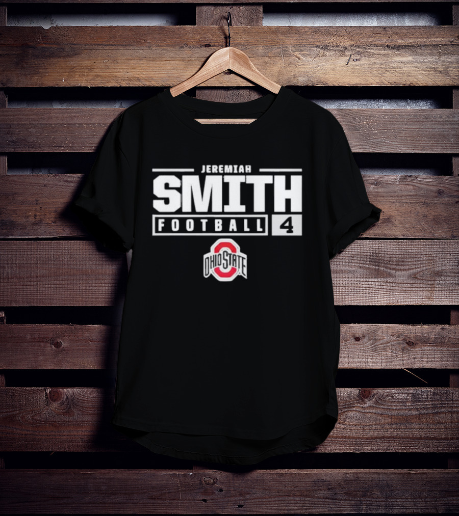 Jeremiah Smith Football 4 Ohio State Buckeyes T-Shirt