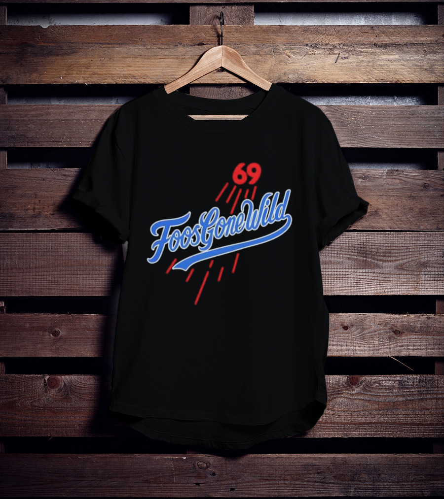 Foos Gone Wild 69 Los Angeles Dodgers Saca LA Bolsita T-Shirt