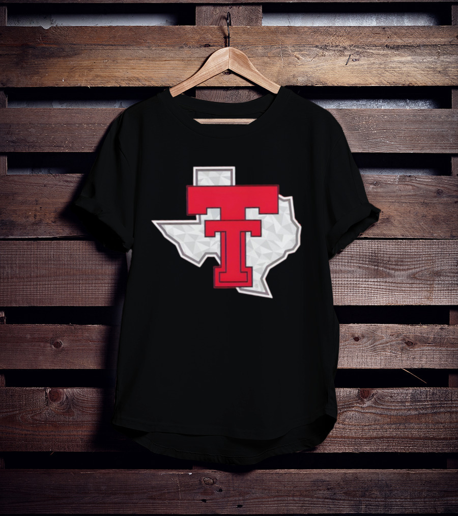 Texas Tech Red Raider Galvanized Pride State Emblem T-Shirt