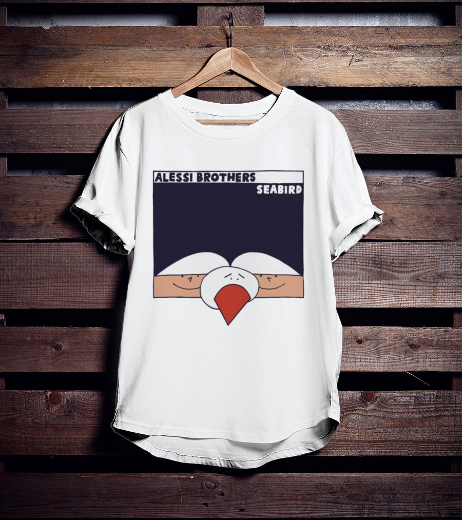 Alessi Brothers Seabird Cartoon Style Duo With Seagull T-Shirt